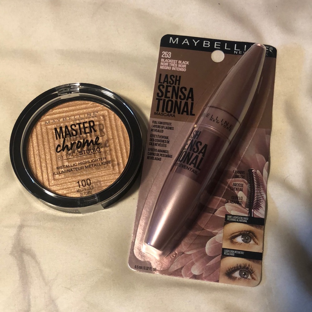 Maybelline Mascara & Highlighter